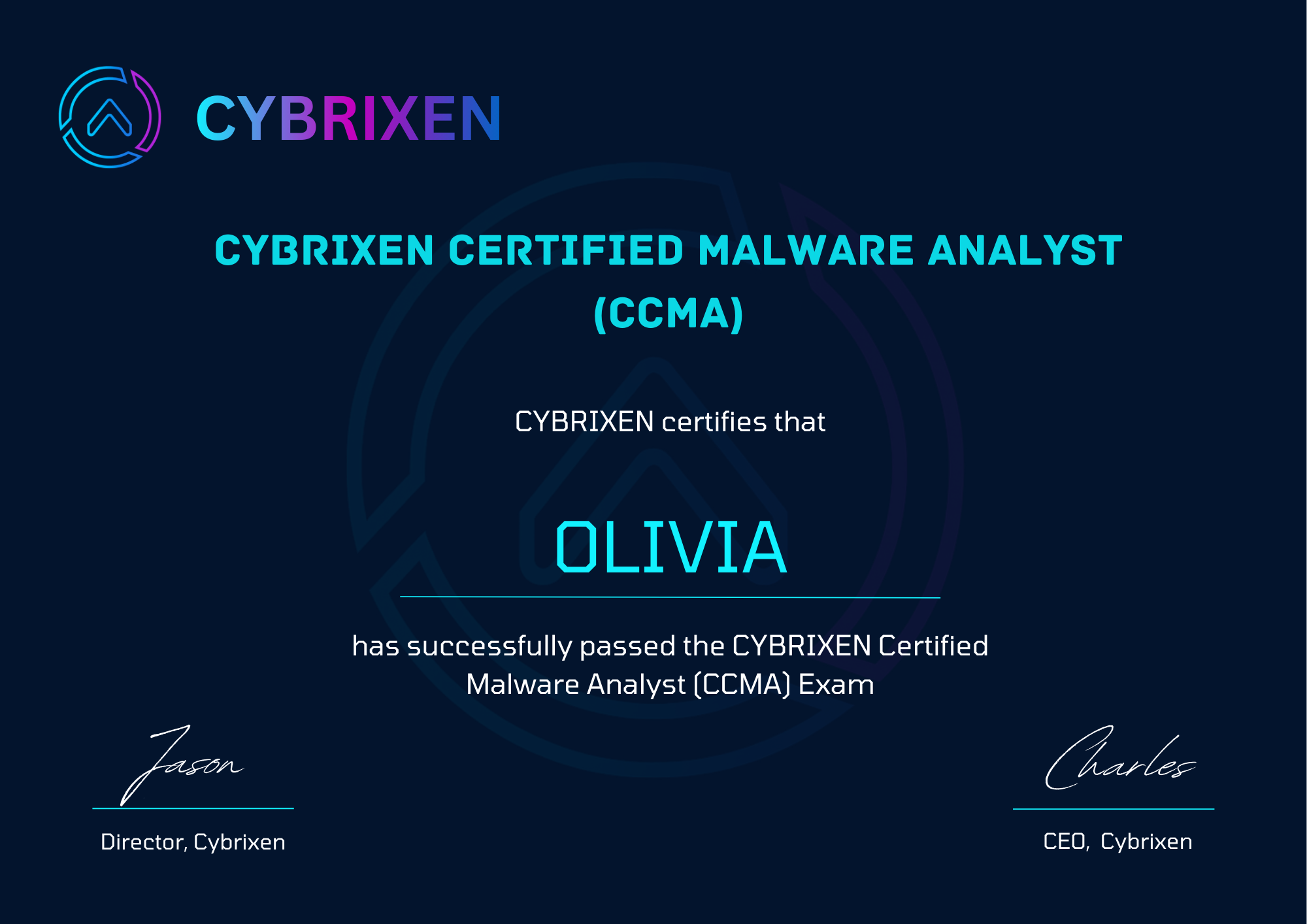CCMA Certificate